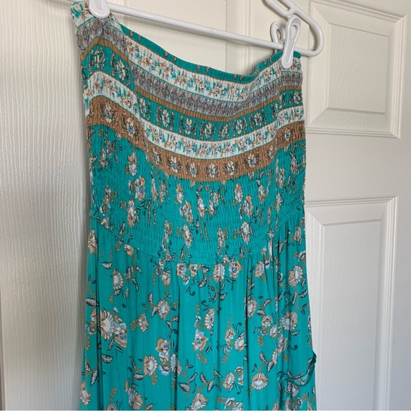 Zesica Aqua Sundress or Maxi skirt - Picture 4 of 5